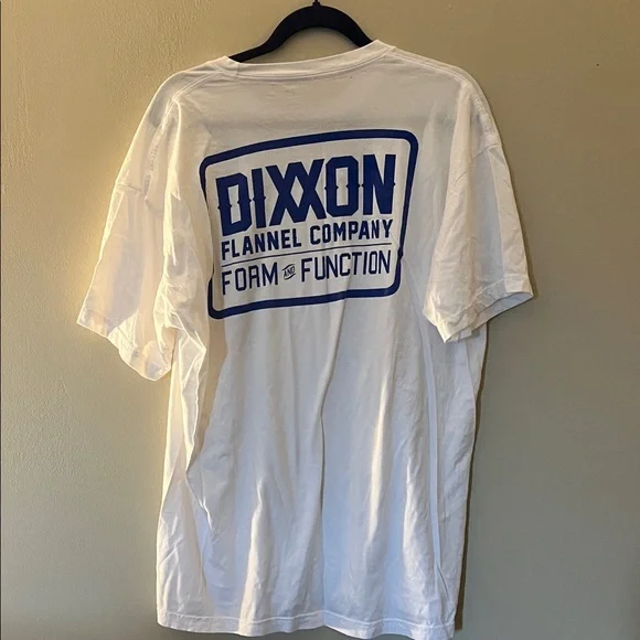 DIXXON White and Blue Graphic Tee - Picture 3 of 3